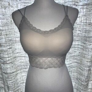 🔹$7 each or 2/$10🔹 gray bralette size s/m
